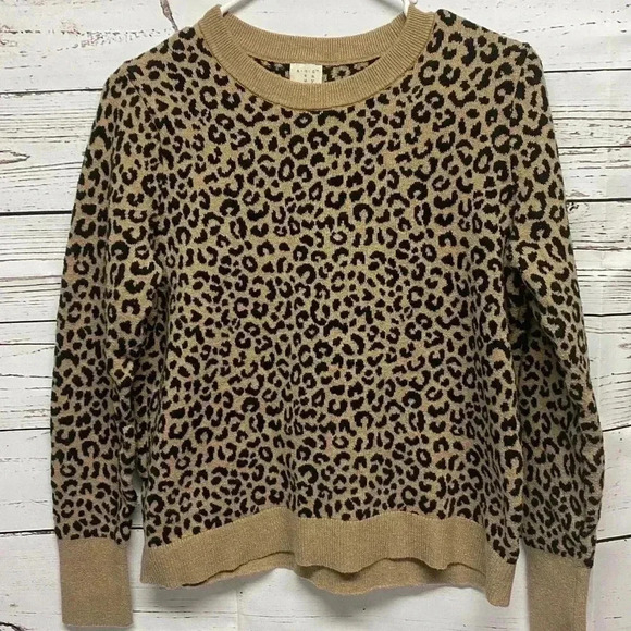 A New Day‎ animal print sweater size L - Picture 1 of 6